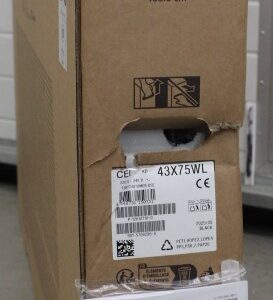 Sony | KD43X75WL | 43" (108cm) | Android | QFHD | Black | DAMAGED PACKAGING
