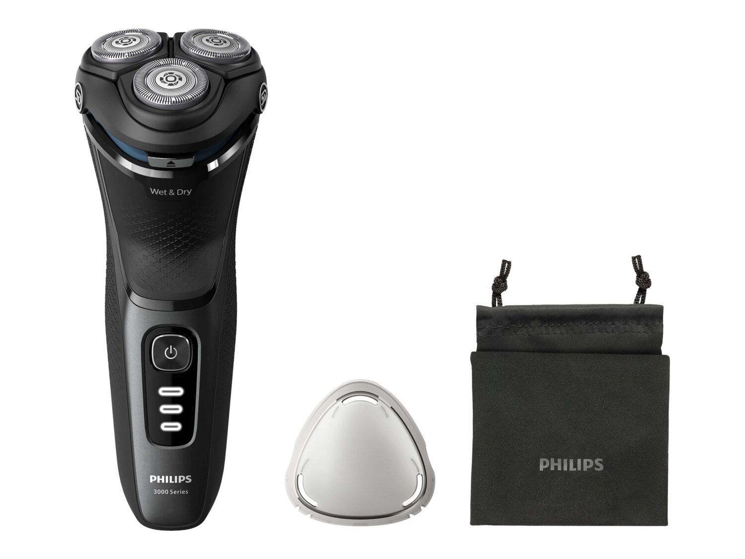 Philips | Shaver | S3244/12 | Operating time (max) 60 min | Wet & Dry | Lithium Ion | Black