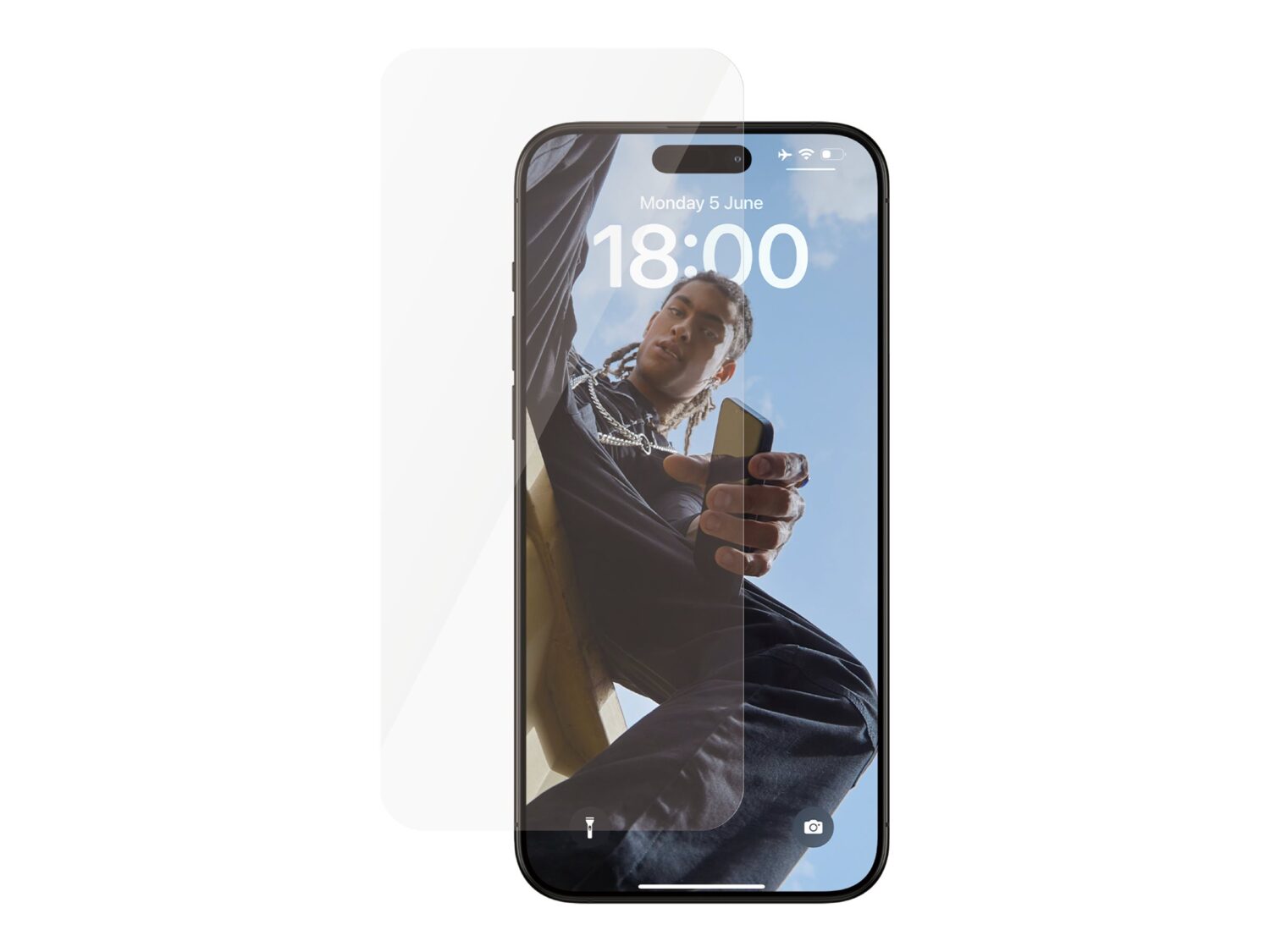 PanzerGlass | SAFE | Screen protector | Apple | Iphone15 PRO MAX | Glass | Clear | Ultra-Wide Fit