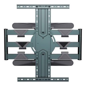 Gembird | Wall mount | WM-80STR-01 | Tilt, swivel, rotate | 40-80 " | Maximum weight (capacity) 50 kg | Black