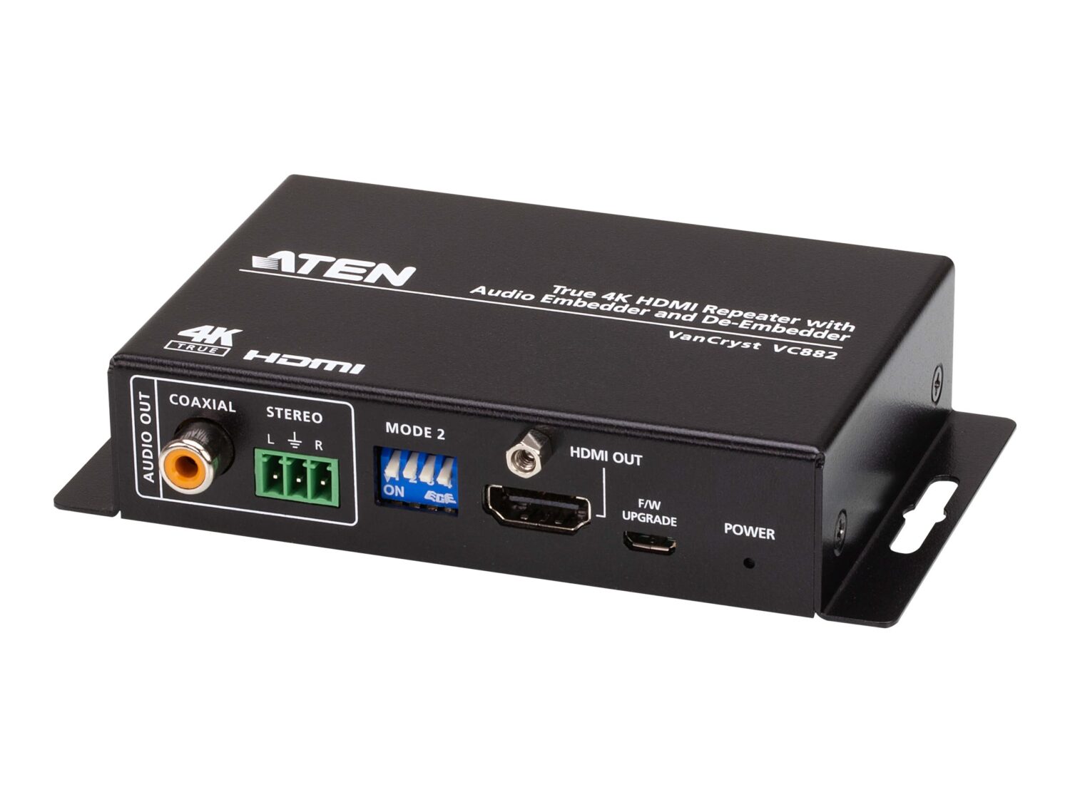 Aten | True 4K HDMI Repeater with Audio Embedder and De-Embedder | VC882