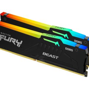 Kingston Fury Beast 16GB DDR5, 6000 MHz, CL36, 288-Pin, DIMM Kit (8GB x 2) | Kingston | Fury Beast | 16 GB | DDR5 | 6000 MHz