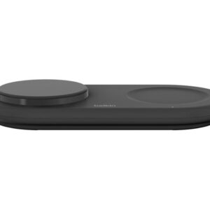 Belkin | 2-in-1 Wireless Magnetic Charging Station with Qi2 (15W) | WIZ021vfBK