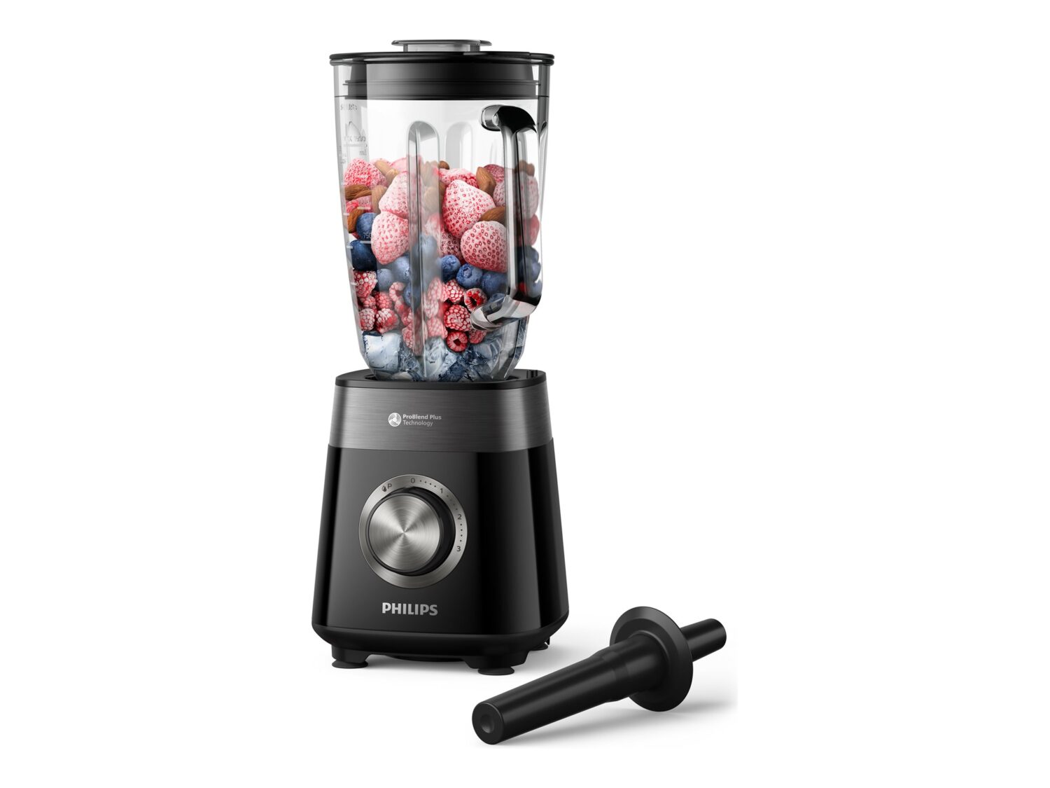 Philips Blender | HR3030/00 | Tabletop | 1200 W | Jar material Glass | Jar capacity 2 L | Ice crushing | Black