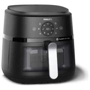 Philips NA231/00 Airfryer, 1700 W, Pan volume 6.2 L, Black, Silver | Philips Airfryer | NA231/00 | Power 1700 W | Capacity 6.2 L | Black/Silver