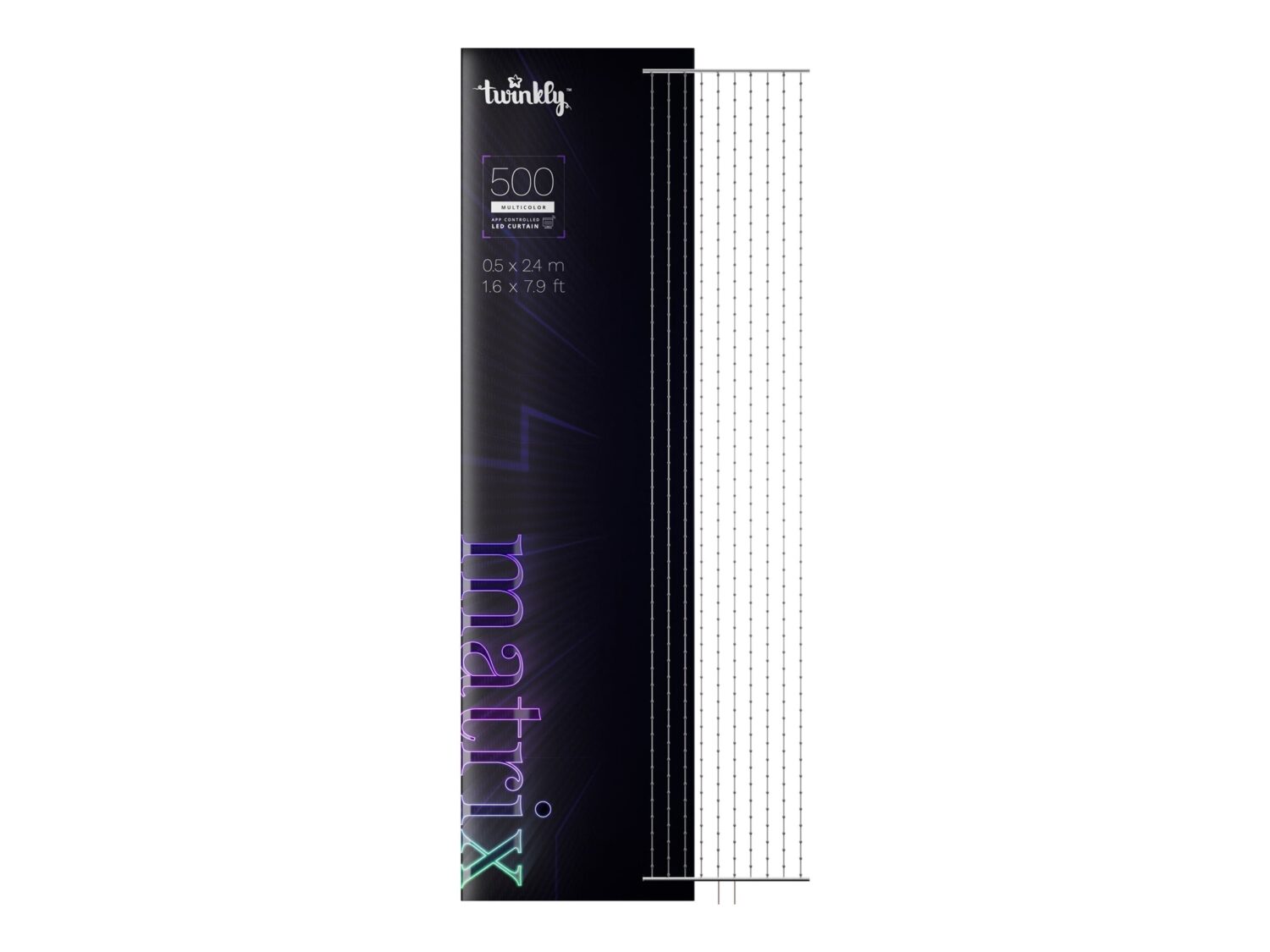 Twinkly|Matrix Smart LED Lights 500,  0.5x2.4m|RGB Multicolor