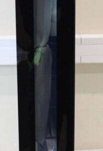 SALE OUT.  | Candy Wine Cooler | CCVB 15/1 | Energy efficiency class G | Bottles capacity 7 | Built-in | Black | DENT ON SIIDE, BENT LEGS, DEFECT ON THE SIDE NEAR THE ENGINE