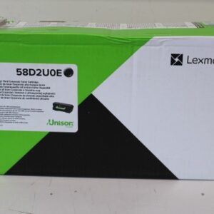 SALE OUT. Lexmark 58D2U0E Black Ultra High Yield Corporate Toner Cartridge, DAMAGED PACKAKING | Lexmark 58D2U0E | Toner cartridge | Black | DAMAGED PACKAKING
