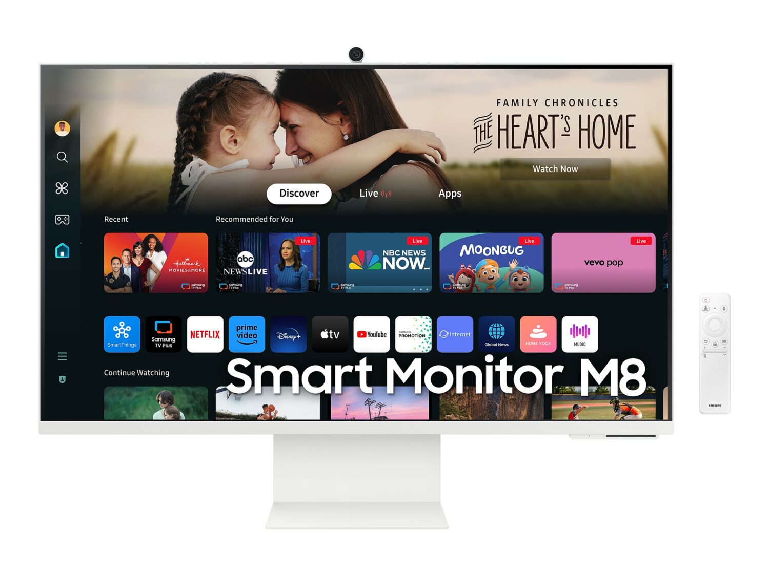 Samsung LS32DM801UUXDU | 32 " | VA | 16:9 | 60 Hz | 4 ms | 3840 x 2160 pixels | 400 cd/m² | HDMI ports quantity 1 | White
