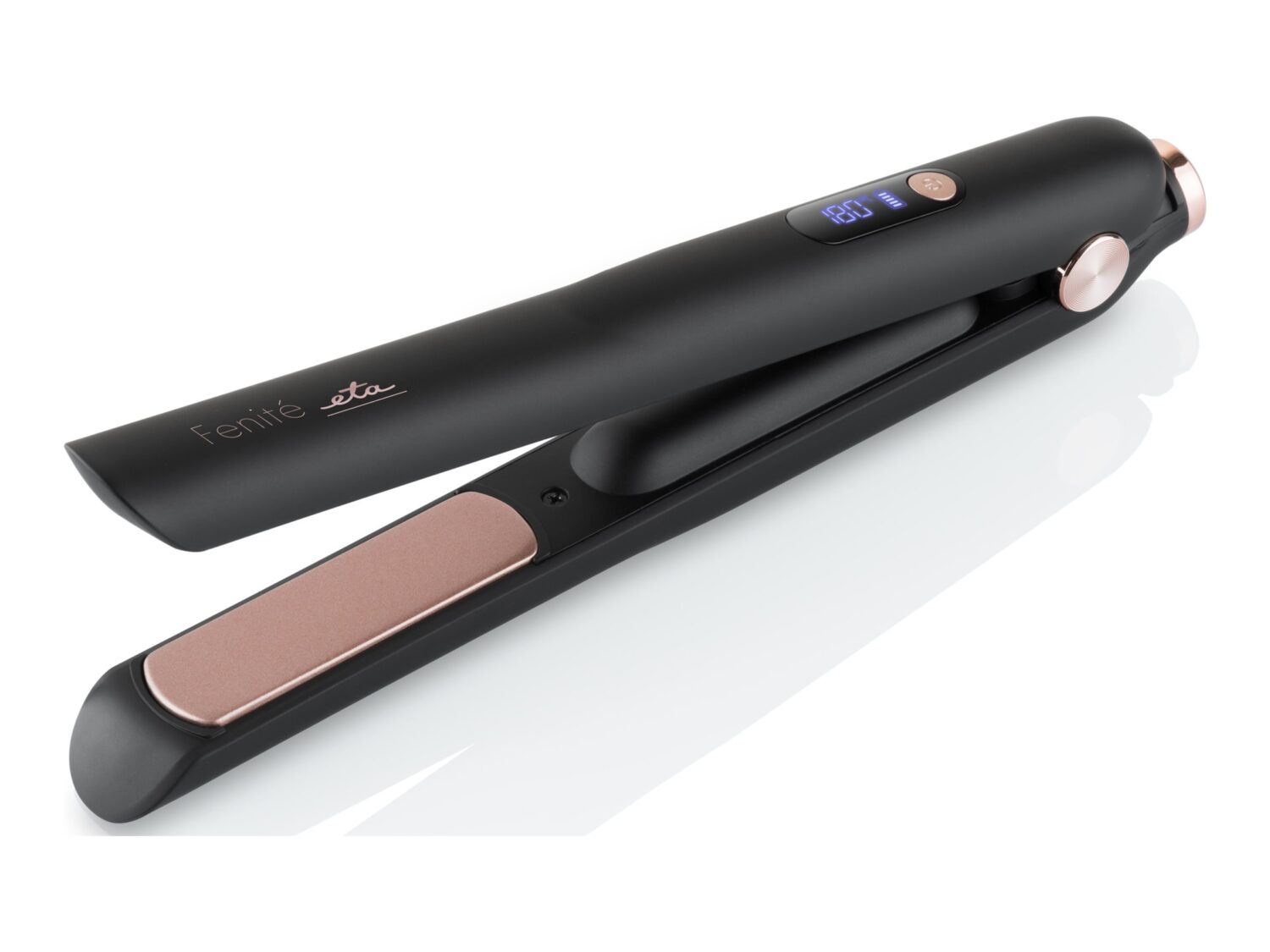 ETA Cordless Hair Straightener | ETA833390000 Fenite | Ceramic heating system | Display LED | Temperature (min) 150 °C | Temperature (max) 180 °C | Number of heating levels 3 | Black