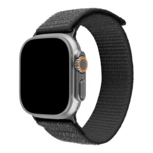 Fixed | Sporty Strap for Apple Watch Ultra 49mm | 160-210 mm | Dark gray | Nylon