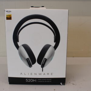SALE OUT. Dell Alienware Wired Gaming Headset - AW520H (Lunar Light), UNPACKED AS DEMO | Dell | Alienware Wired Gaming Headset | AW520H | Wired | Over-Ear | UNPACKED AS DEMO | Noise canceling