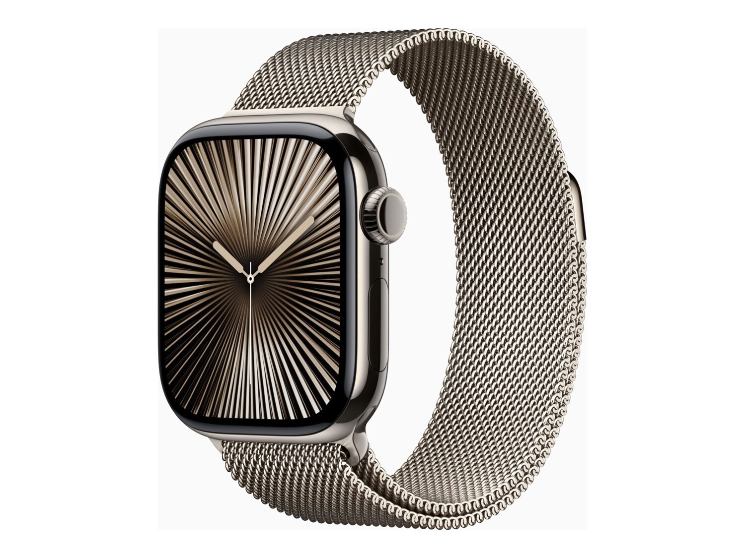 Apple Smart watch | GPS (satellite) | Always-On Retina display | 42mm | Waterproof | Natural Titanium