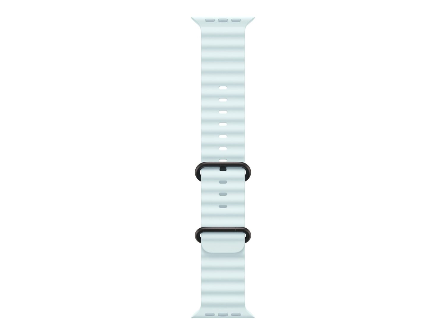 Apple | 49mm Ice Blue Ocean Band - Black Titanium Finish