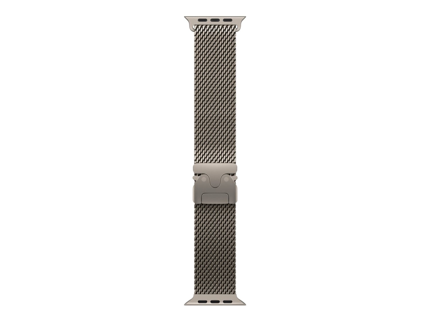 Apple 49mm Natural Titanium Milanese Loop - Medium