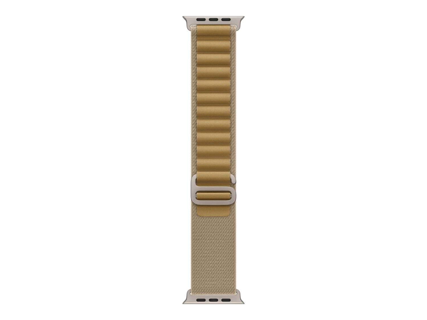 Apple 49mm Tan Alpine Loop - Large - Natural Titanium Finish