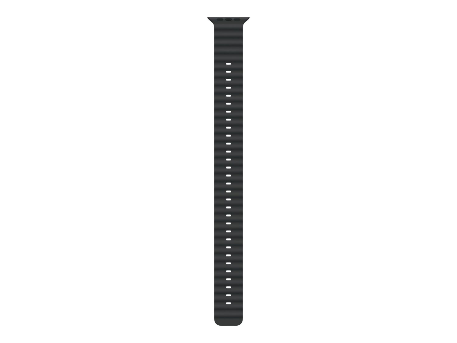 Apple | 49mm Black Ocean Band Extension - Natural Titanium Finish