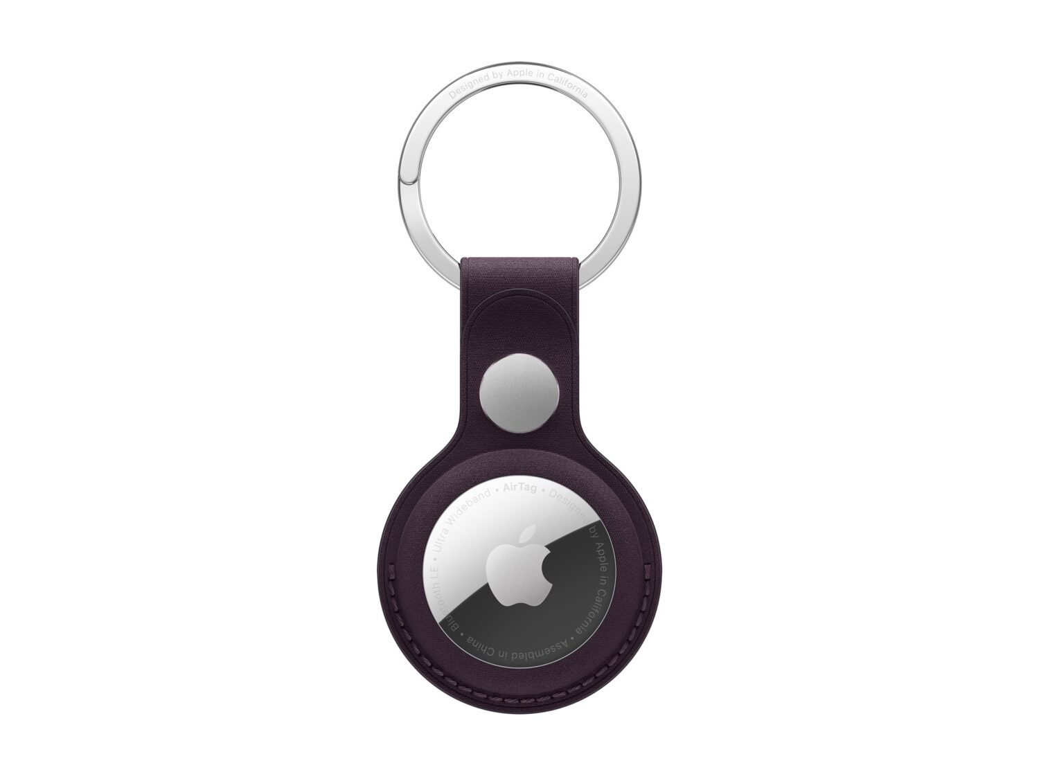 Apple AirTag FineWoven Key Ring | Blackberry