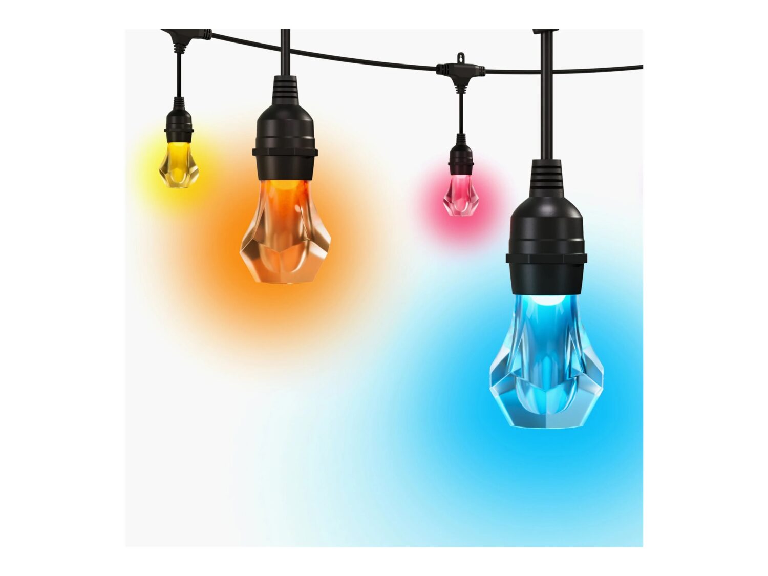 Nanoleaf Essentials Matter Smart Multicolour Outdoor String Lights Starter Kit 15m|16M+