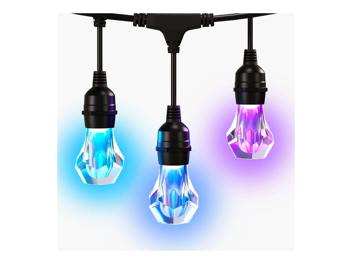Nanoleaf Essentials Matter Smart Multicolour Outdoor String Lights Expansion 15m|16M+