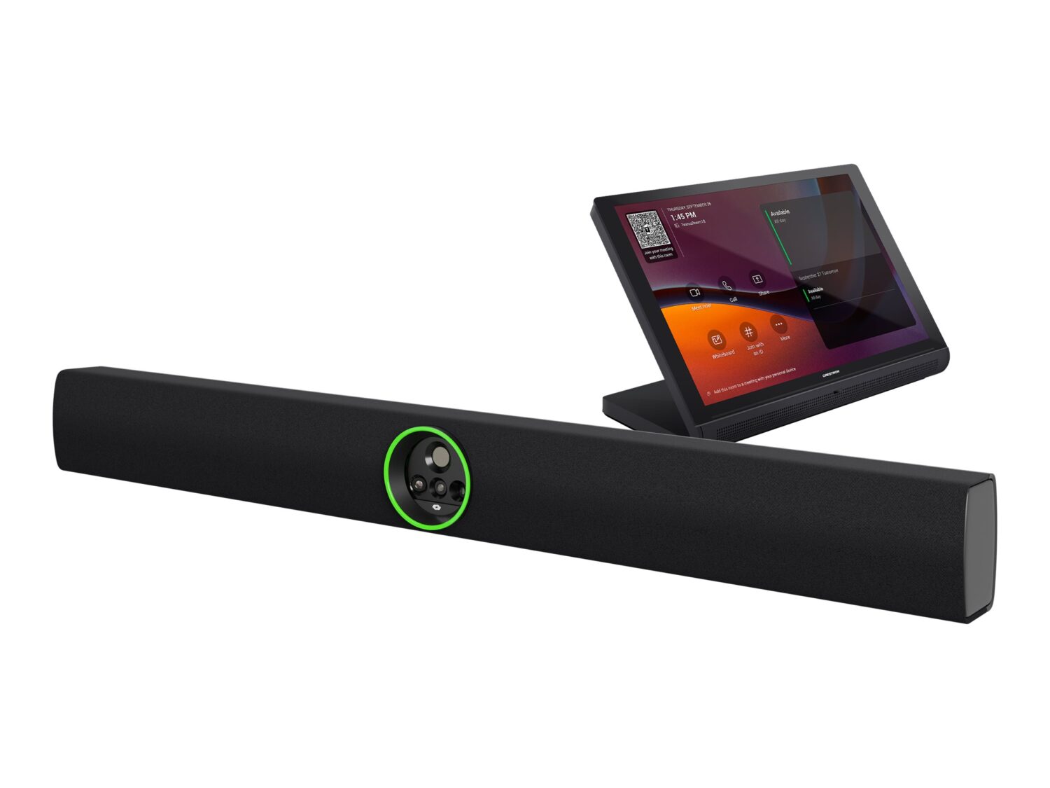 Crestron Flex Large Room Conference Solution with All-In-One Videobar 70 for Microsoft Teams Rooms | UC-B70-A-T-I | Black