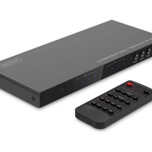 Digitus 4x2 HDMI Matrix Switch/Multi-Viewer, 4K/30Hz | DS-55345 | Black