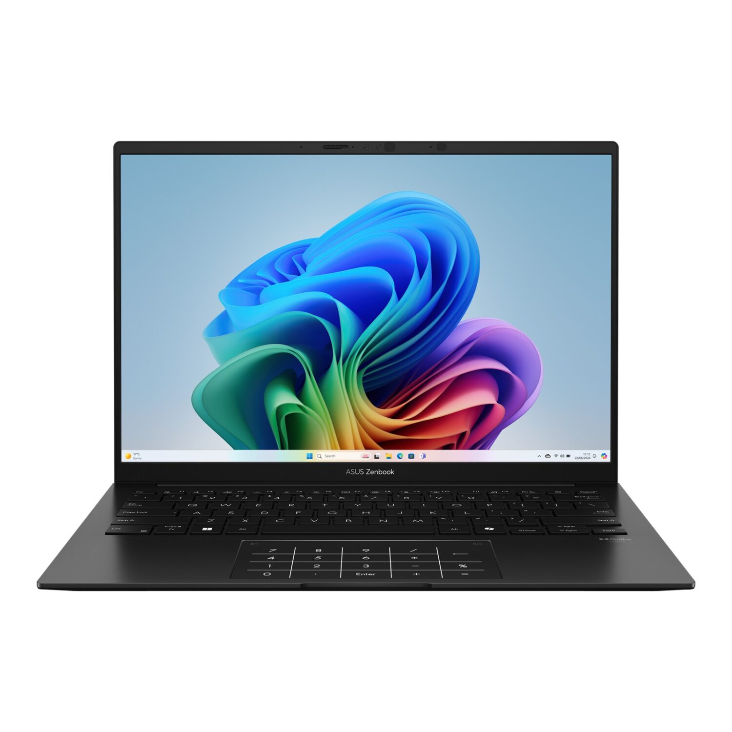 Asus Zenbook 14 UM3406HA-QD144W | Jade Black | 14 " | OLED | WUXGA | 1920 x 1200 pixels | Glossy | AMD Ryzen 7 | 8840HS | 16 GB | LPDDR5X | Solid-state drive capacity 1000 GB | AMD Radeon Graphics | Windows 11 Home | 802.11ax | Bluetooth version 5.3 | Keyboard language English | Keyboard backlit | Warranty 24 month(s)