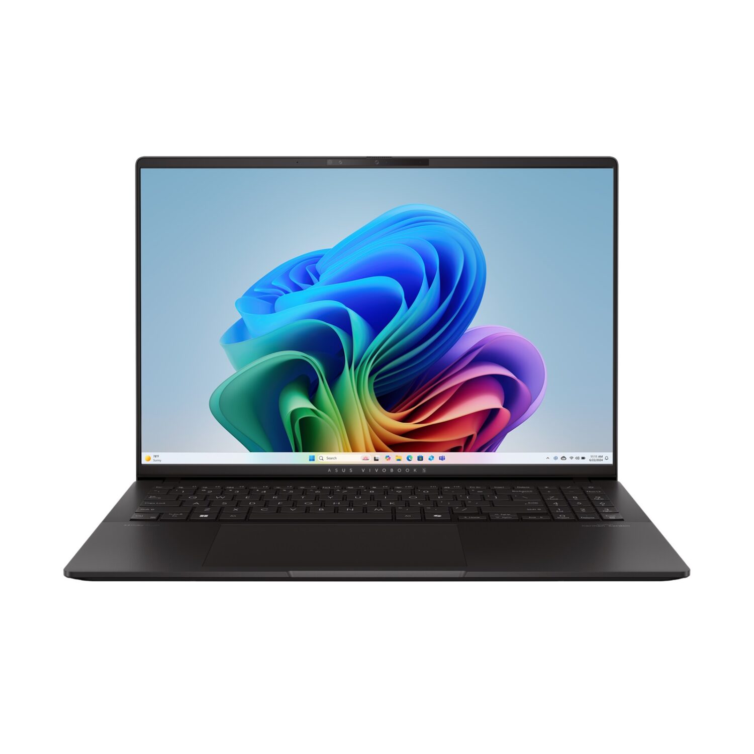 Asus Vivobook S 16 M5606UA-MX087W | Neutral Black | 16 " | OLED | 3.2K | 3200 x 2000 pixels | Glossy | AMD Ryzen 7 | 8845HS | 16 GB | LPDDR5X | Solid-state drive capacity 1000 GB | AMD Radeon Graphics | Windows 11 Home | 802.11ax | Bluetooth version 5.3 | Keyboard language English | Keyboard backlit | Warranty 24 month(s)