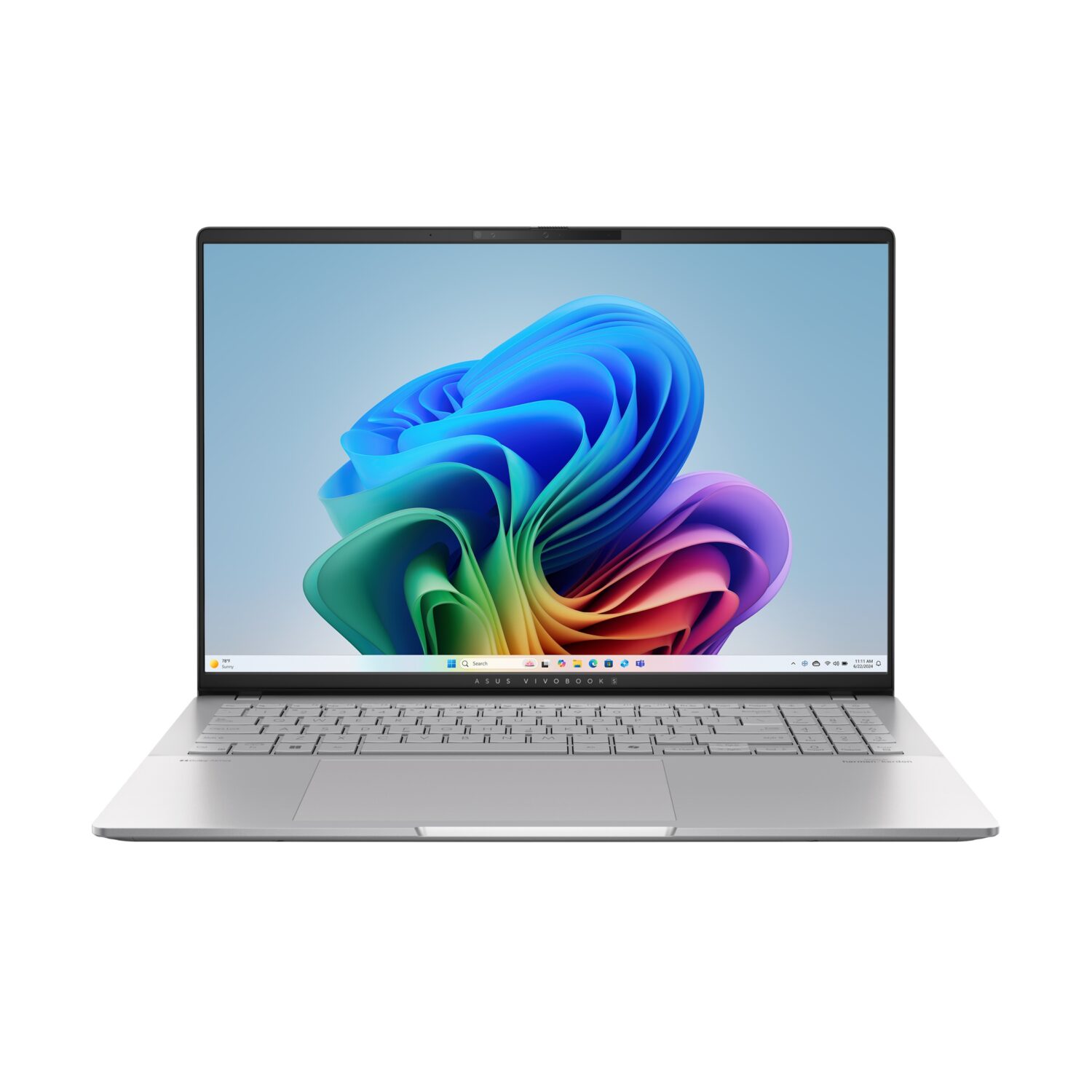 Asus Vivobook S16 OLED M5606UA-MX088W | Cool Silver | 16 " | OLED | 3.2K | 3200 x 2000 pixels | Glossy | AMD Ryzen 7 | 8845HS | 16 GB | LPDDR5X | Solid-state drive capacity 1000 GB | AMD Radeon Graphics | Windows 11 Home | 802.11ax | Bluetooth version 5.3 | Keyboard language English | Keyboard backlit | Warranty 24 month(s)