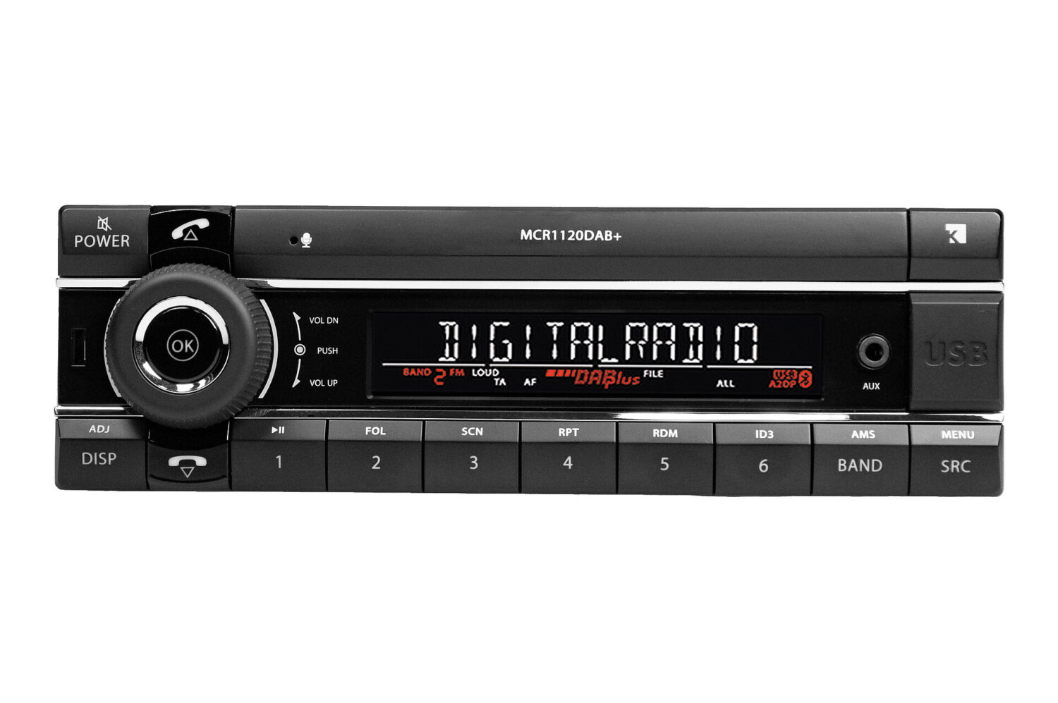 4x44 W | Car Audio with USB(2x)/AUX/Bluetooth/DAB+