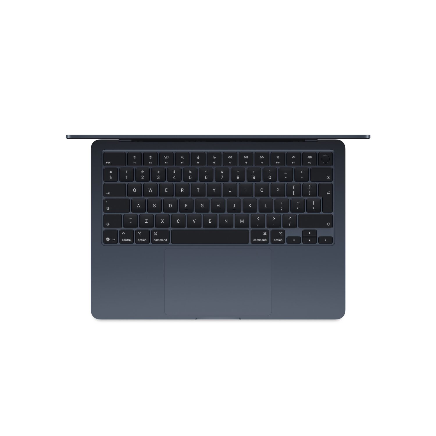 Apple MacBook | Air | Midnight | 13 " | 2560 x 1664 pixels | Apple M4 | 16 GB | Solid-state drive capacity 256 GB | Apple M4 chip 10-core CPU/8-core GPU | macOS | 802.11ax | Bluetooth version 5.0 | Keyboard language English | Keyboard backlit | Warranty 12 month(s) - Image 2