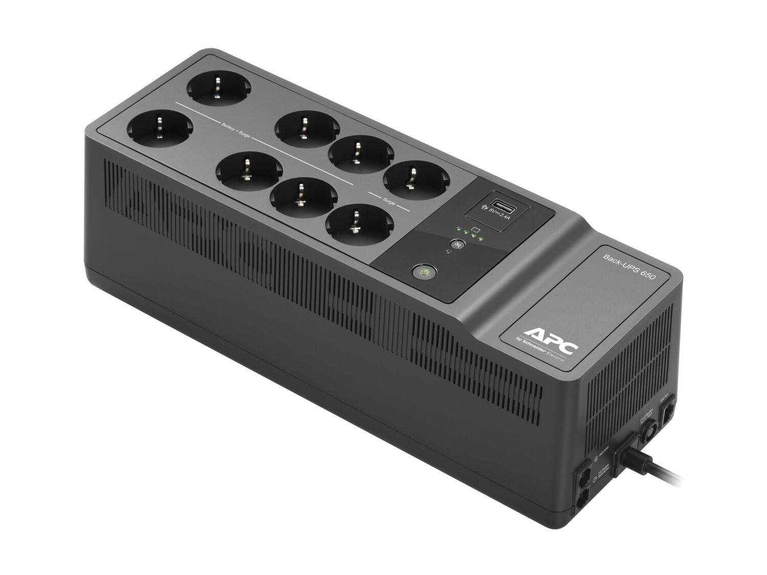 APC Back-UPS 650VA, 230V, 1 USB charging port | Schneider Electric