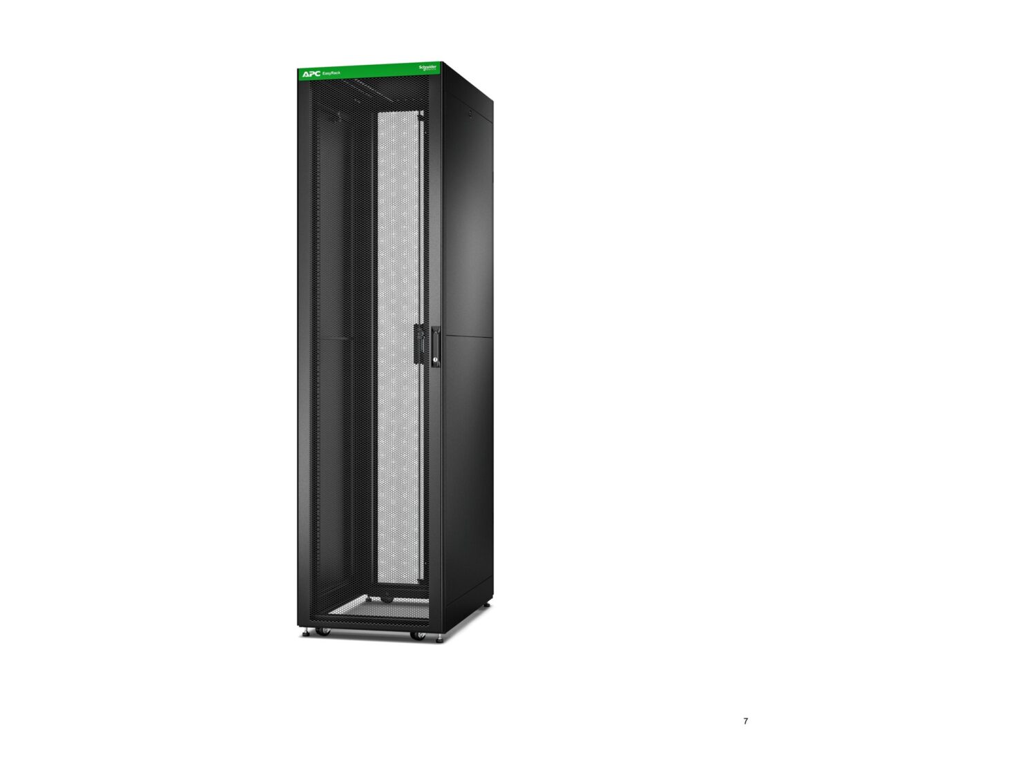 APC Easy Rack 600mm/48U/1000mm with Roof, Side panel,castors,feet and 4 Brackets, No Bottom, black | Schneider Electric