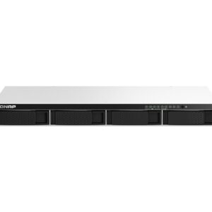 QNAP 1U Short depth rackmount 2.5GbE NAS | TS-464eU-8G | Intel Celeron | N5095 | 8 GB