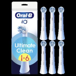 Oral-B Replaceable toothbrush heads | iO UltimateClean | Heads | For adults | Number of brush heads included 6 | White