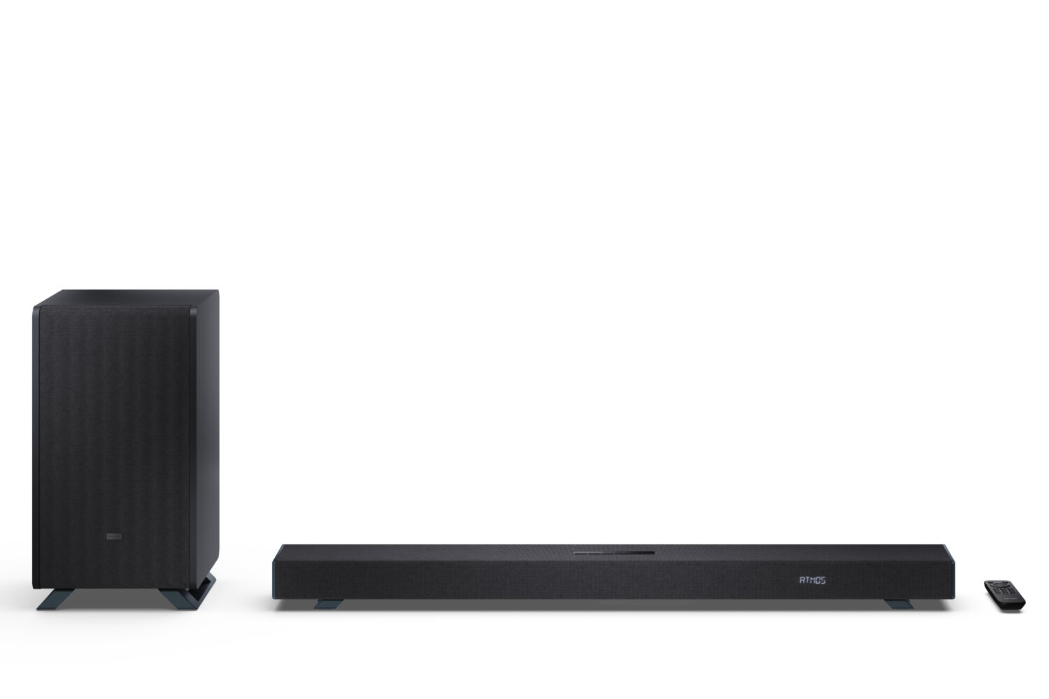 Sharp | 3.1.2 Dolby Atmos/DTS:X Soundbar with Wireless Subwoofer | HT-SBW53121(BK) | 550 W | Bluetooth | Black | Wireless connection