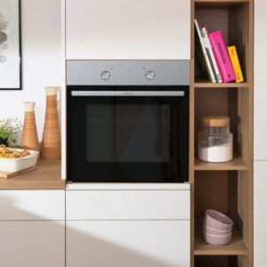 Gorenje Oven | BO6615E01X | 60 L | Electric | EnamelClean | Mechanical control | Height 59.5 cm | Width 59.5 cm | Stainless steel