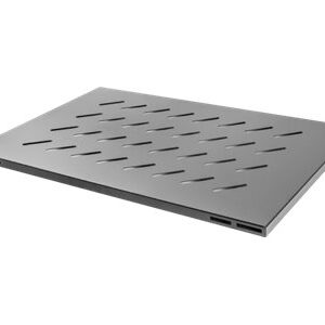 Lanberg 19" fixed shelf 1U/465x715mm, max load capacity up to 120kg | AK-1009-B | Black