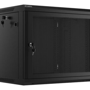 Lanberg | Rack cabinet 19" wall-mount 9U/600x450 with perforated door (flat pack) | WF01-6409-23B | Black