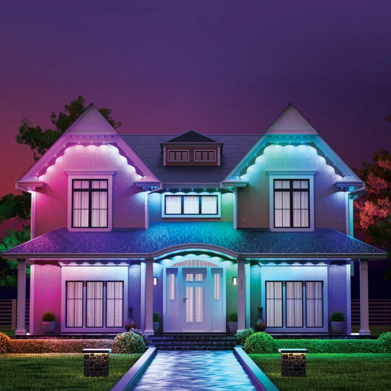 Nanoleaf Smart Multicolor Permanent Outdoor Lights Expansion Pack, 5m