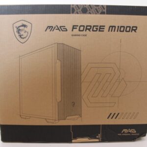 SALE OUT. MSI MAG FORGE M100R WHITE | MSI PC Case | MAG FORGE M100R | Side window | White | Micro ATX Tower | DAMAGED PACKAGING | Power supply included No | ATX